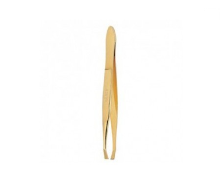 PINZA PUNTA CANGREJO DORADA SOLINGEN