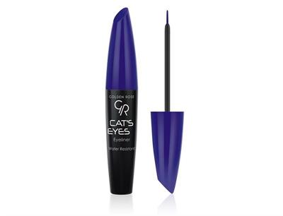 CAT'S EYES EYELINER AZUL Y NEGRO GOLDEN ROSE