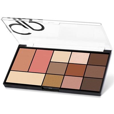 CITY STYLE FACE & EYE PALETTE WARM NUDE 01 GOLDEN ROSE