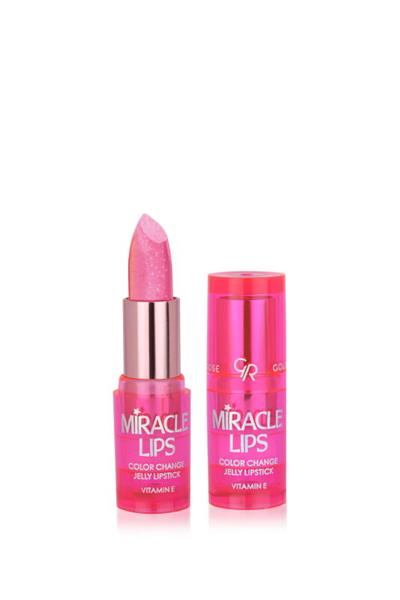 MIRACLE LIPS COLOR CHANGE GEL LIPSTICK GOLDEN ROSE