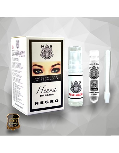 HENNA MARRÓN 2gr. + REVELADOR 5ml. + DOSIFICADOR